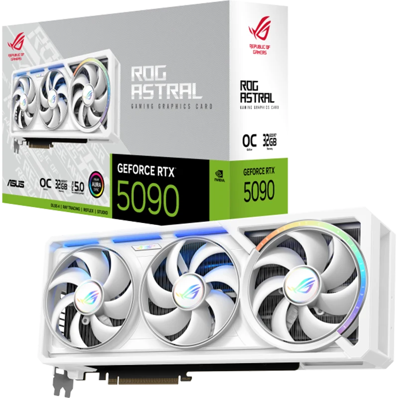 ASUS ROG Astral GeForce RTX™ 5090 32GB GDDR7 WHITE OC Edition