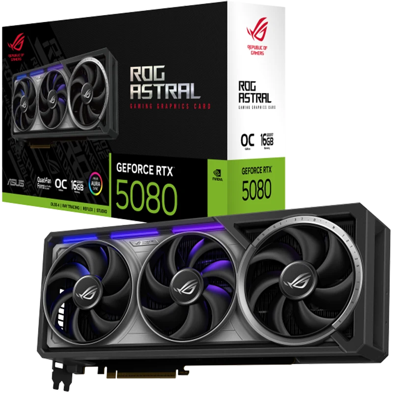 ROG Astral GeForce RTX™ 5080 16GB GDDR7 OC Edition