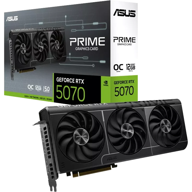 ASUS Prime RTX™ 5070 OC Edition 12GB GDDR7
