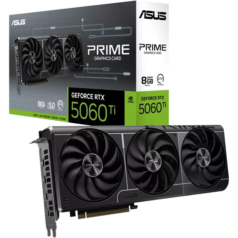 ASUS PRIME GeForce RTX™ 5060 Ti 16GB OC GDDR7