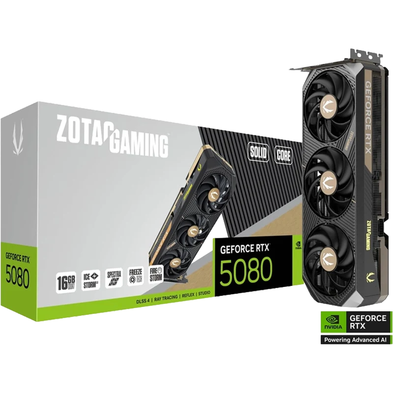 ZOTAC GAMING GeForce RTX 5080 SOLID CORE