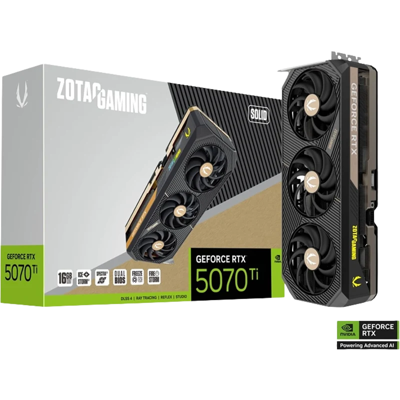 ZOTAC GAMING GeForce RTX 5070 Ti SOLID