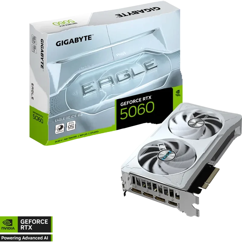 Gigabyte GeForce RTX™ 5060 EAGLE OC ICE 8G