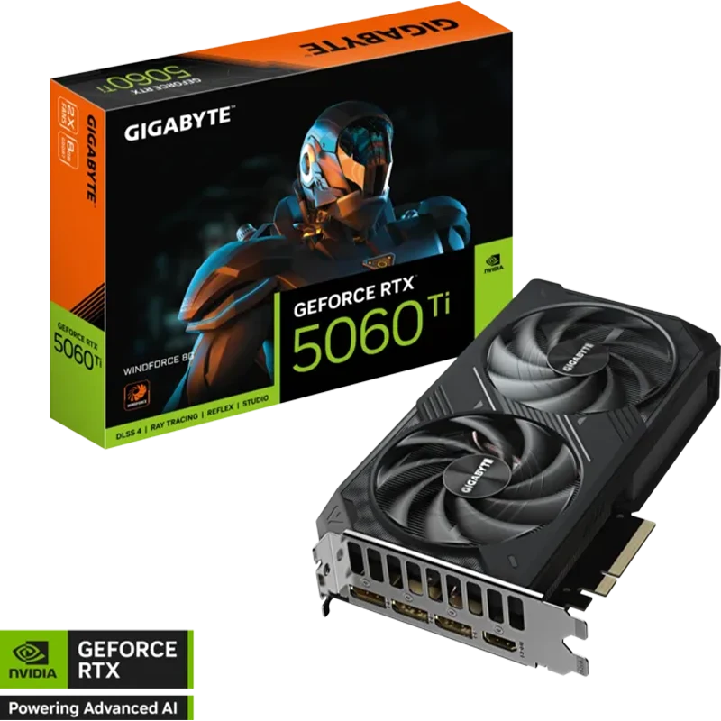 Gigabyte GeForce RTX™ 5060 Ti WINDFORCE OC 8G