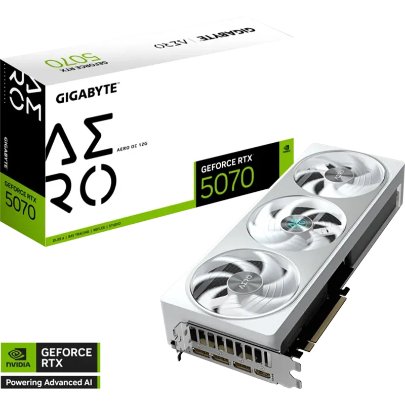 Gigabyte GeForce RTX™ 5070 AERO OC 12G