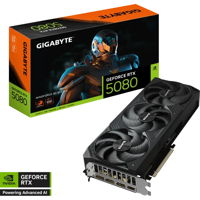 Gigabyte GeForce RTX™ 5080 WINDFORCE OC SFF 16G