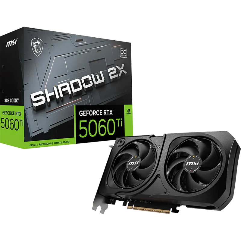 MSI GeForce RTX 5060 Ti 8G SHADOW 2X OC PLUS