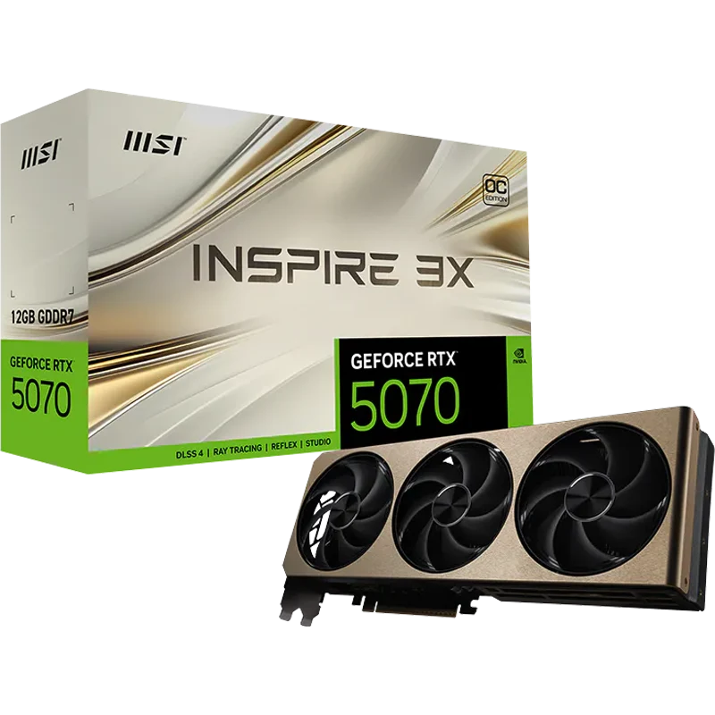 MSI GeForce RTX™ 5070 12G INSPIRE 3X OC