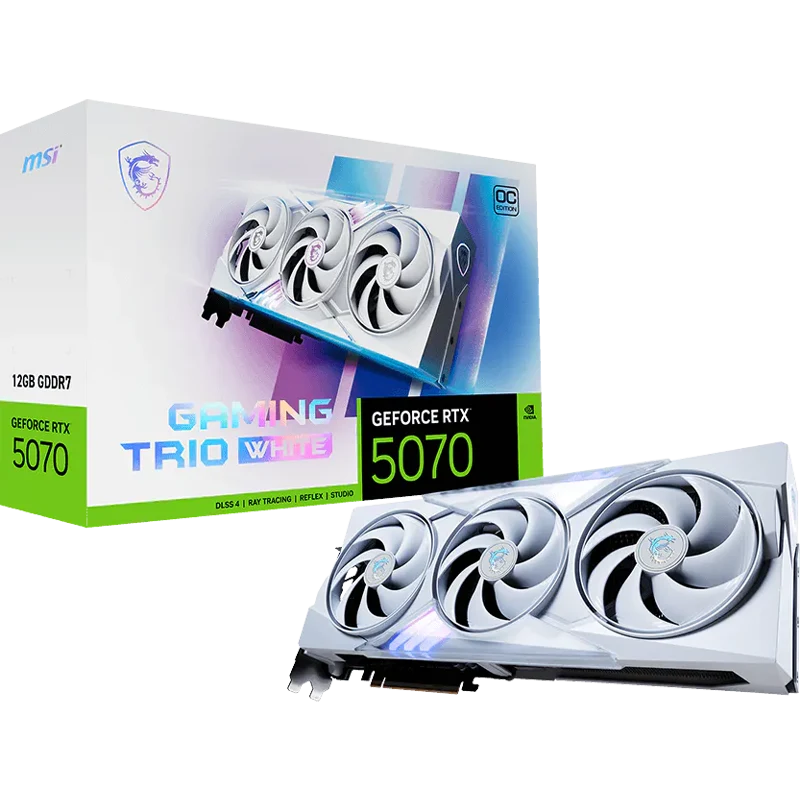 MSI GeForce RTX™ 5070 12G GAMING TRIO OC WHITE