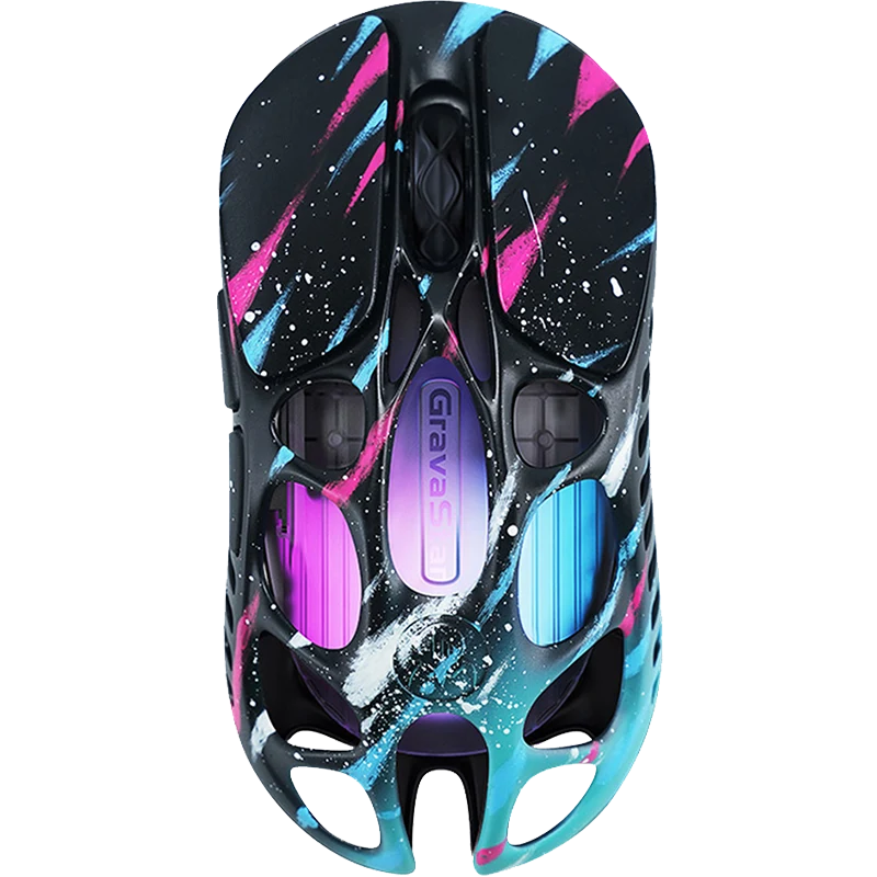 Mercury X Pro – 8K Wireless Gaming Mouse – Neon Graffiti