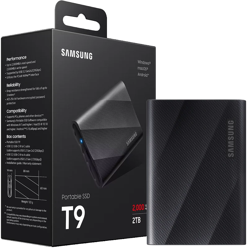 Portable SSD T9 USB 3.2 Gen2