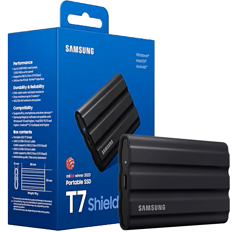 Portable SSD T7 Shield USB 3.2