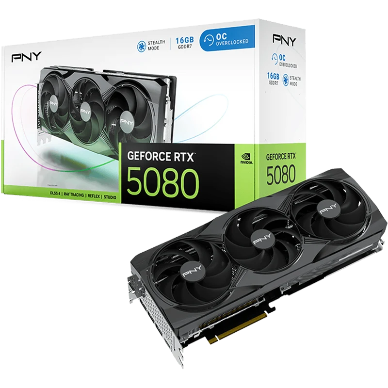 PNY GeForce RTX™ 5080 OC Triple Fan