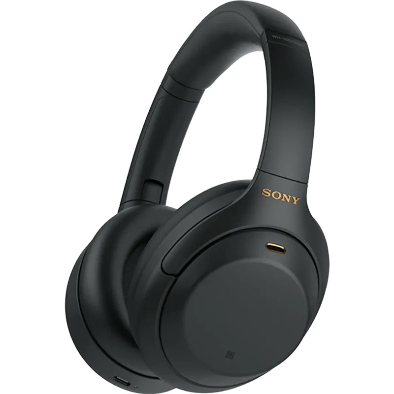 Premium Wireless Noise Canceling Headphones-Black
