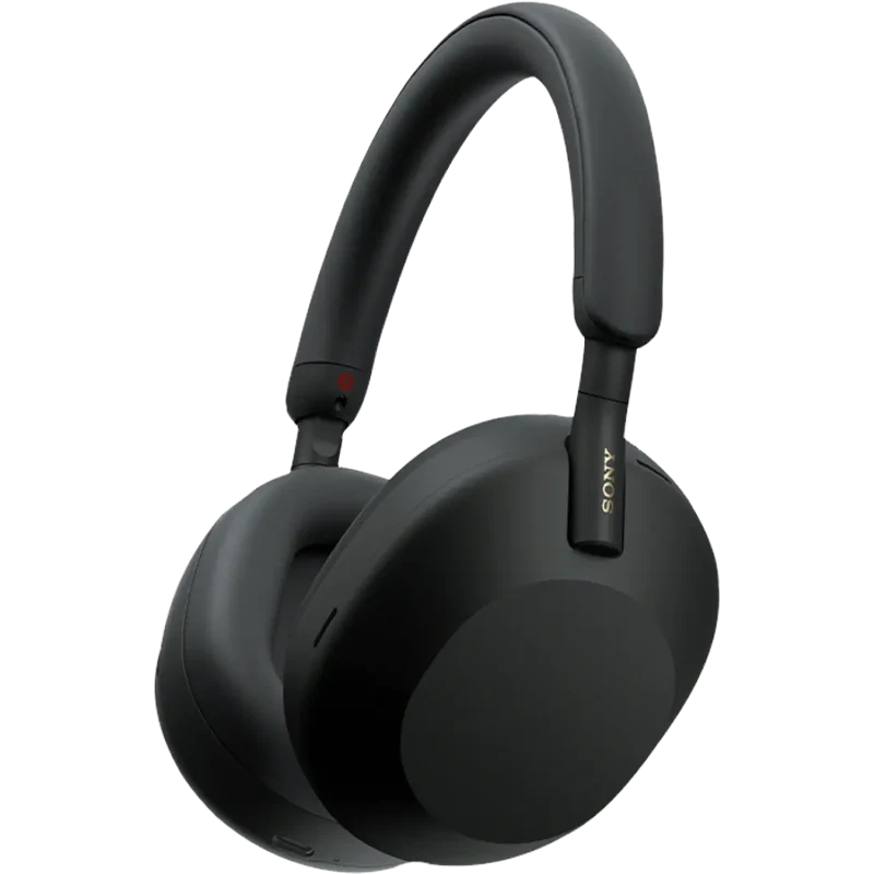 Premium Wireless Noise Canceling Headphones-Black