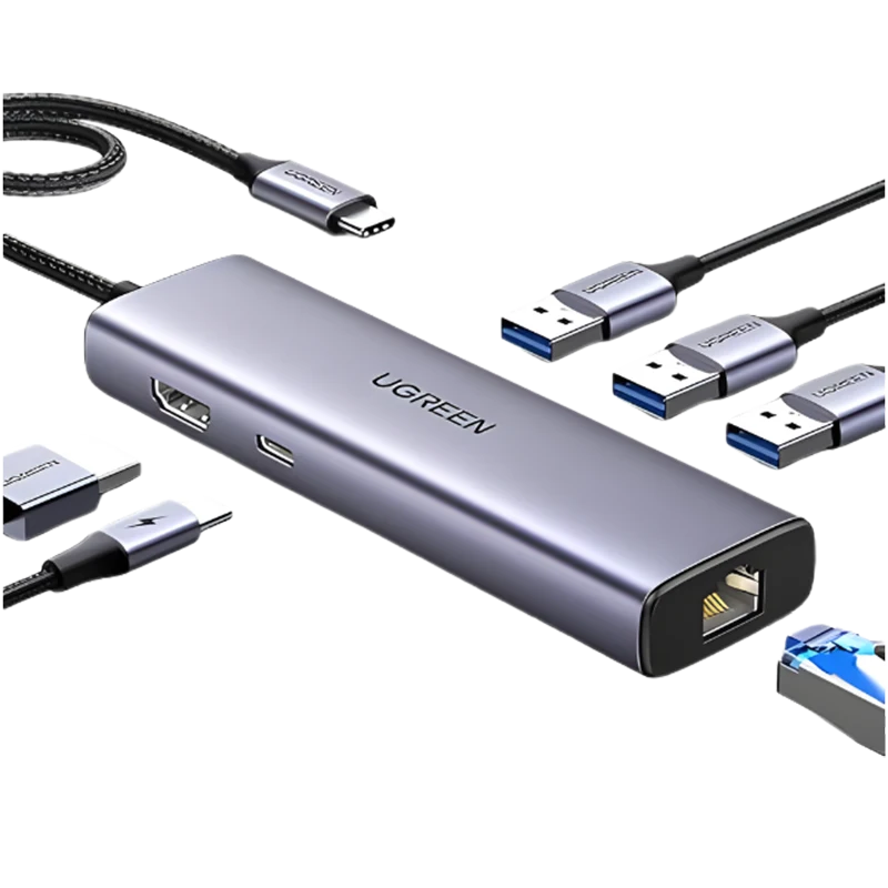 UGREEN 6 in 1 USB-C Docking Station