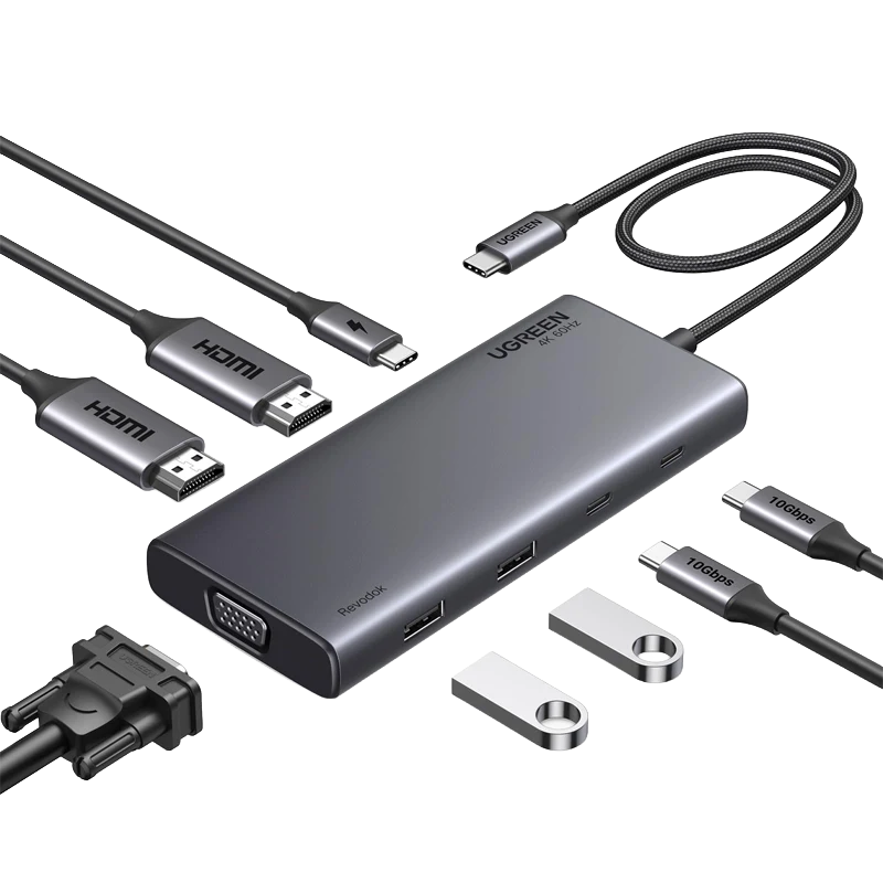 UGREEN Revodok 8-in-1 USB-C Hub