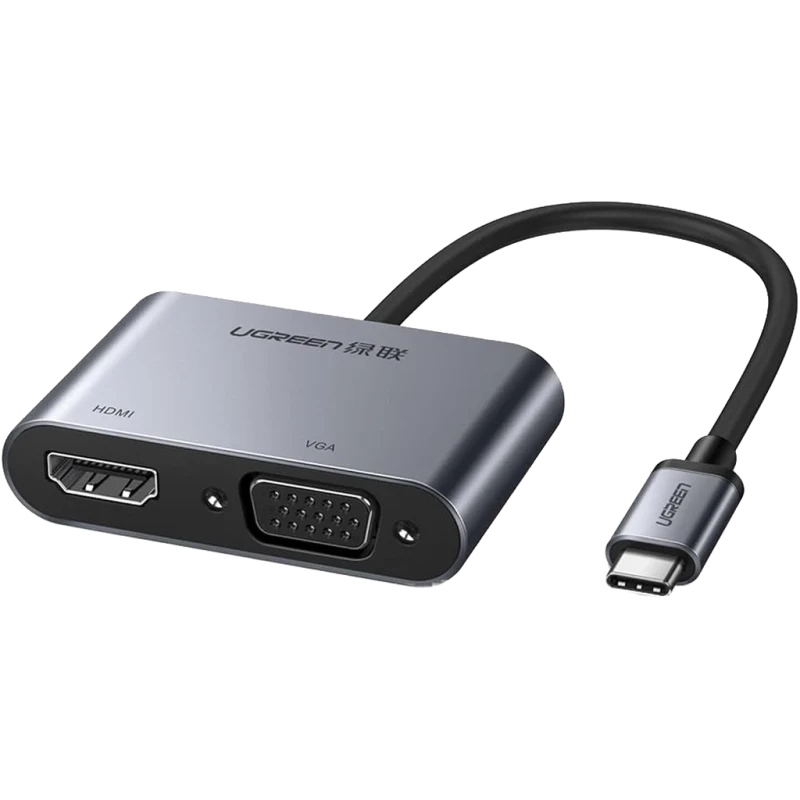 UGREEN USB-C to HDMI + VGA +USB 3.0 with PD