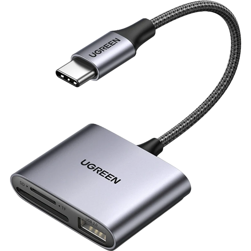  UGREEN USB-C to SD/TF + USB Card Reader 