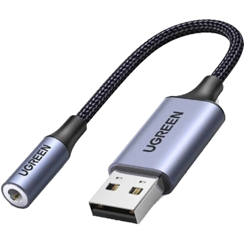 UGREEN USB to 3.5mm Audio Adapter 25cm 