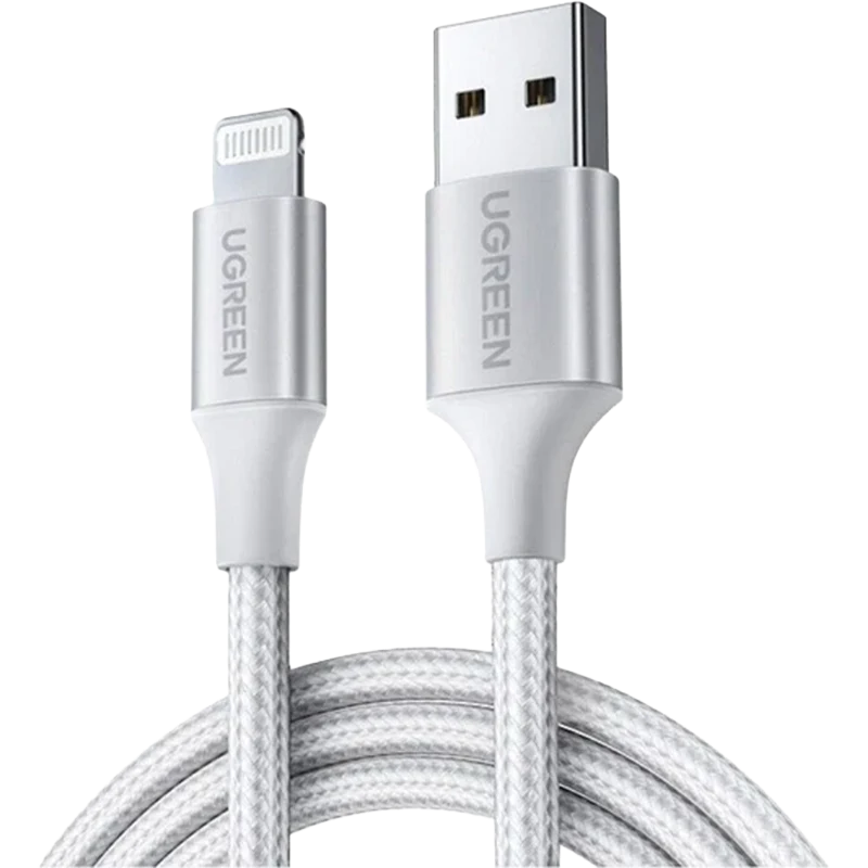 UGREEN Alu Case Braided Lightning Cable 1m 
