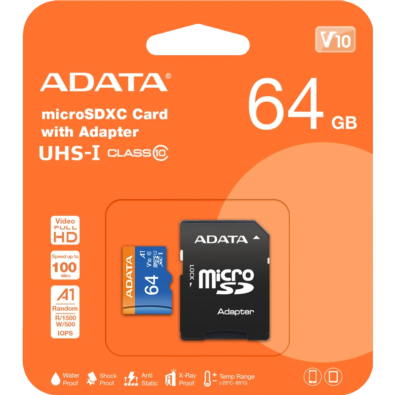 Premier microSDXC/SDHC UHS-I Class10 V10 64GB