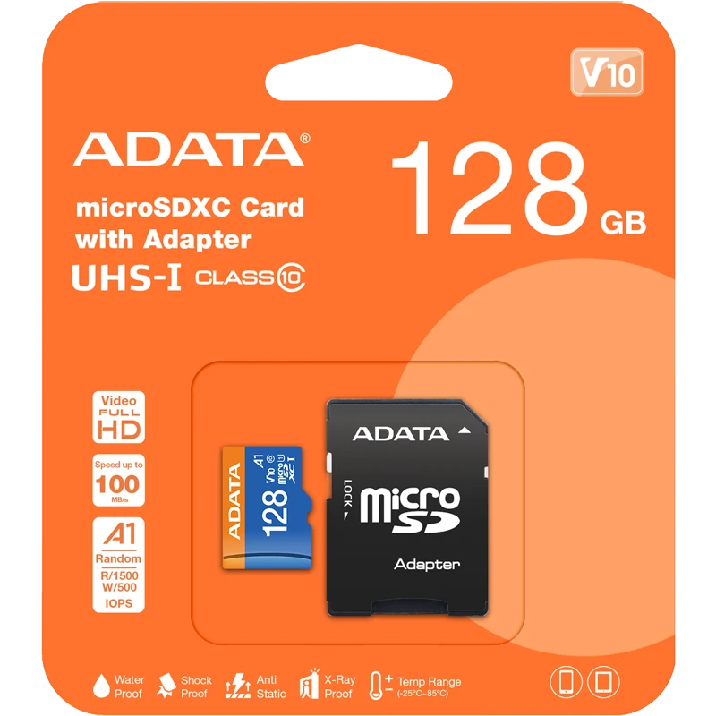 Premier Pro microSDXC UHS-I U3 C10-V30S 128GB