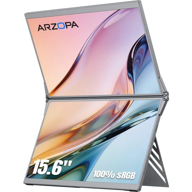 Arzopa E1 15.6" Portable Dual-Screen Monitor