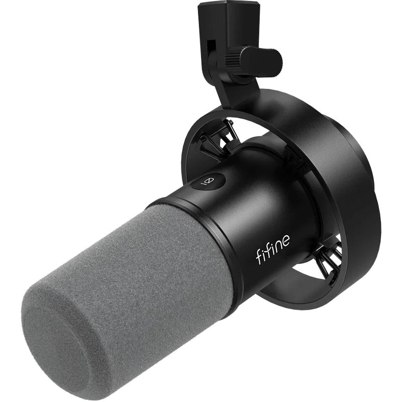  FIFINE K688 USB/XLR Dynamic Mic with Shock Mount 