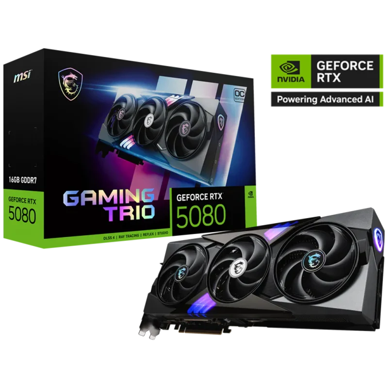MSI GeForce RTX™ 5080 16G GAMING TRIO OC